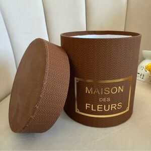 Maison Des Fleurs Round Flower Decor Gift Box Arrangement Storage Organize Craft